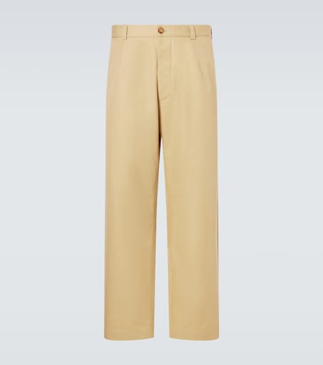 Fuji cotton twill straight pants in beige - Loro Piana | Mytheresa