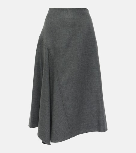MARNI VIRGIN WOOL MIDI SKIRT ウール Marni virgin-wool Midi Skirt | Black | FARFETCH