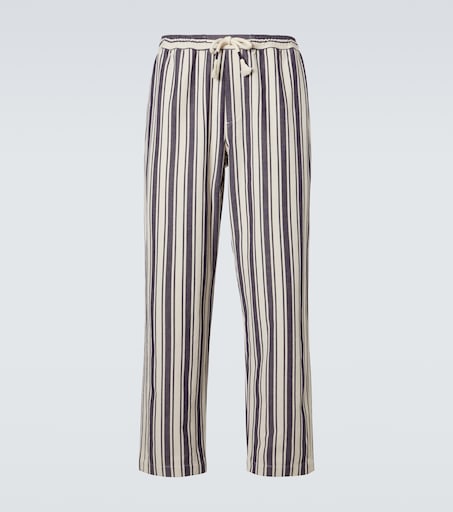 Orlebar Brown Sonoran striped cotton straight pants