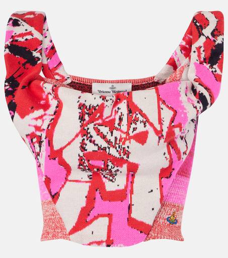 Vivienne Westwood サターングラフィティプリントペプラム M レディース