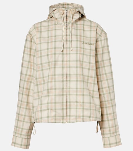 Checked cotton jacket in multicoloured - Acne Studios | Mytheresa