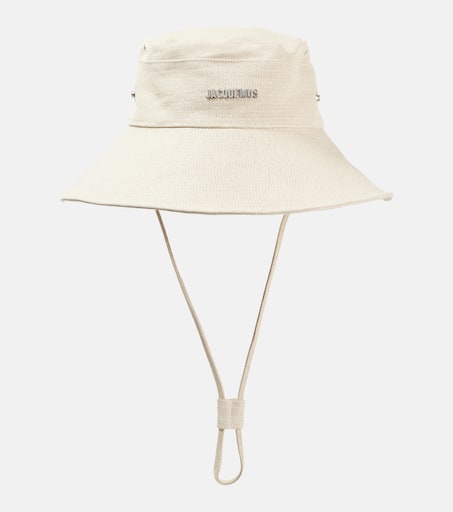 ハット JACQUEMUS Woman Hat Beige 245AC6423060 1FY Le Chapeau Lagrima oversized sun hat in beige - Jacquemus