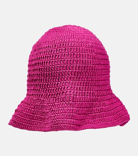 ●ANOETIC● LACE KNIT BUCKET HAT_PINK CROCHET KNIT BUCKET HAT - Pink | ZARA United Kingdom