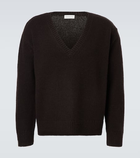 トップス Dries Van Noten Wool Cashmere Check Knit Dries Van Noten Wool Cashmere Check Knit Dries Van Noten Rib Open