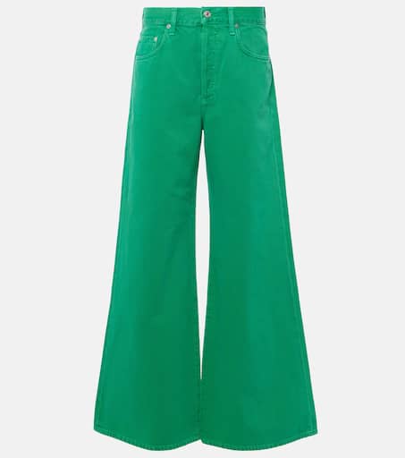 【関税込み】Citizens of Humanity ベージュ Beverly ジーンズ Citizens Of Humanity Beverly wide-leg Jeans | Neutrals