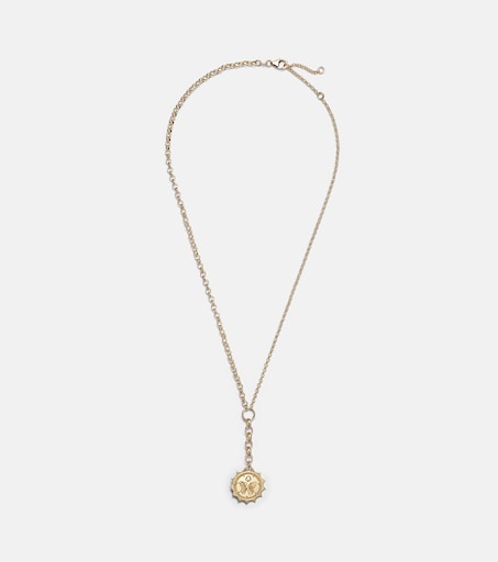 Reverie Medium 18kt gold pendant necklace with diamonds