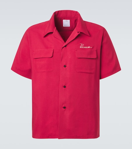 Judd canvas bowling shirt in red - Visvim | Mytheresa