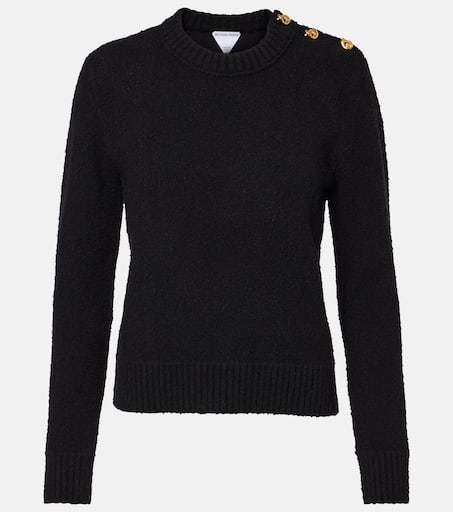 【美品】 Bottega Veneta Sweaterコットン ニット 黒 P00998603.jpg