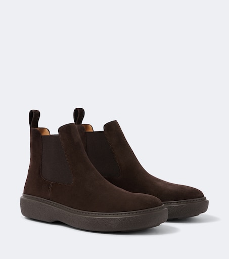 Giorgio Armani ブラウン レザー サイドゴア ブーツ 43ハーフ P01047836.jpg
