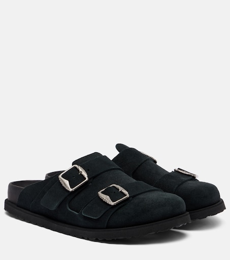 222 West suede clogs in black - Birkenstock 1774 | Mytheresa