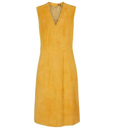 open lace back dress Free People Atlas Faux Suede Mini Dress