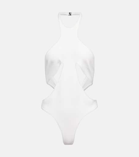 ワンピース水着 MUGLER Woman Swimsuit White 24P5BW0042882 1016 Mugler Outlet: Swimsuit woman - White | Mugler swimsuit