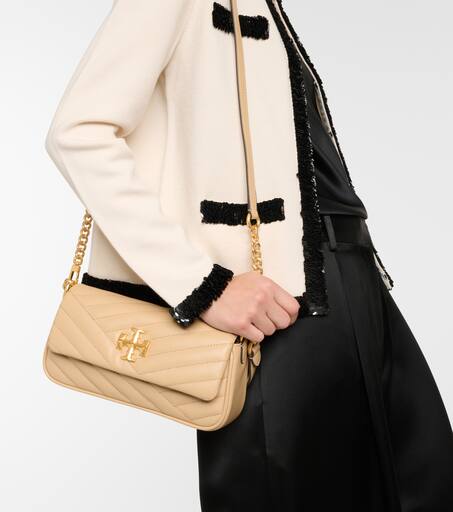 Tory burch kira leather & suede shoulder bag 2025