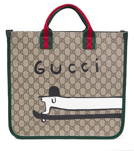 難あり　GUCCI kids サボテンバッグ GG Supreme Children's Tote With Rainbow Butterfly | GUCCI