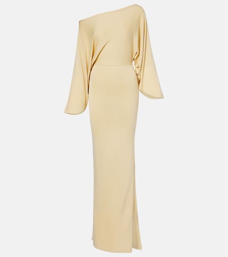 Silk-blend maxi dress in yellow - Aya Muse | Mytheresa