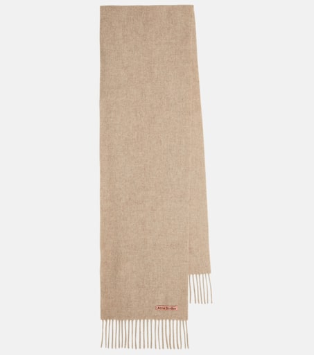 【旧タグ】Acne Studios Canada Narrow Scarf Canada Narrow cashmere scarf in grey - Acne Studios | Mytheresa