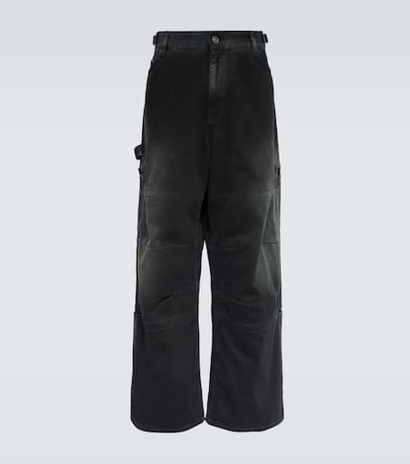 Cotton cargo pants in black Balenciaga Mytheresa