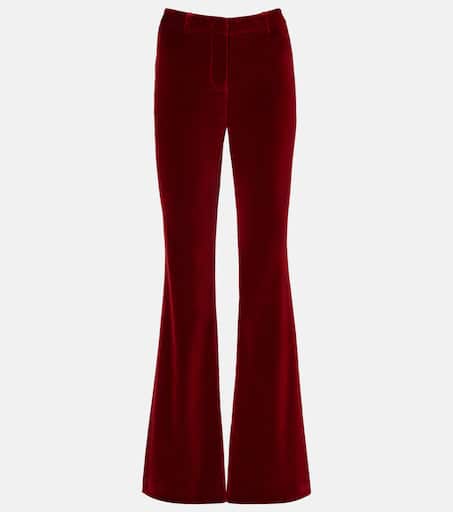 パンツ ETRO FW25 VELVET PANTS (WREA0026 99IAS53X0887) ETRO Paisley-print velvet straight-leg pants | NET-A-PORTER