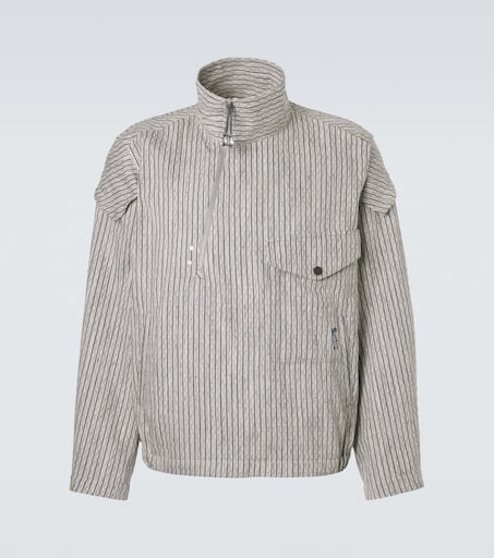 遊戯王OCG デュエルモンスターズ kiko kostadinov BLOUSON 52 Farkas cotton and linen-blend jacket in multicoloured - Kiko