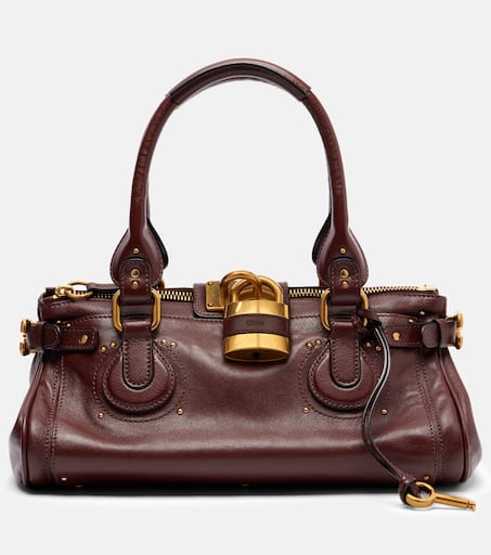 Chloé Paddington Hand Bag Brown Leather Paddington leather shoulder bag in brown - Chloe | Mytheresa