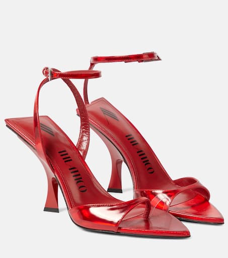 あ*こ様 予約完売品・新品未使用 ★ glamb ★ AZAMI sandals Alaïa Tong 90MM Leather Sandals | Saks Fifth Avenue