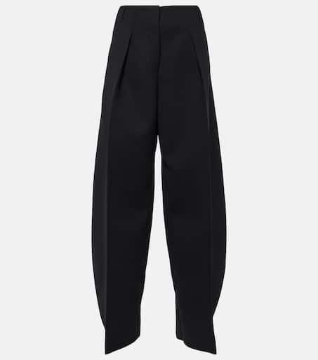 パンツ JACQUEMUS WOMEN Le Pantalon Sauge Woven Pants Black JACQUEMUS WOMEN Le Pantalon Sauge Woven Pants Black