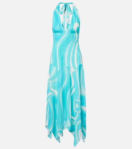 emilio pucci beach dress Emilio Pucci - 3/4 Sleeve Multicolor Beach Dress
