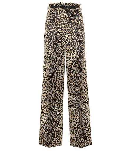 パンツ TOM FORD WOMEN Leopard Print Trousers Brown TOM FORD WOMEN Leopard Print Trousers Brown