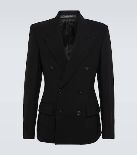 ジャケット BALENCIAGA FW24 Embroidered wool blazer (809153TRT25 2864) Balenciaga Embroidered Wool Blazer Elegant Modern Outerwear