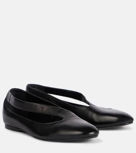 【送料&関税込】Khaite diana Ballet Flats Diana Flat in Black Nappa Leather – KHAITE