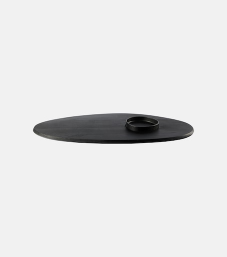 Dune wooden platter and bowl by Kelly Wearstler in black - Serax | Mytheresa