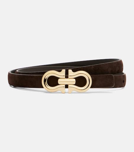 ベルト FERRAGAMO Woman Belt Blue 23B559 764048 115 Reversible and adjustable Gancini belt - Women | Ferragamo