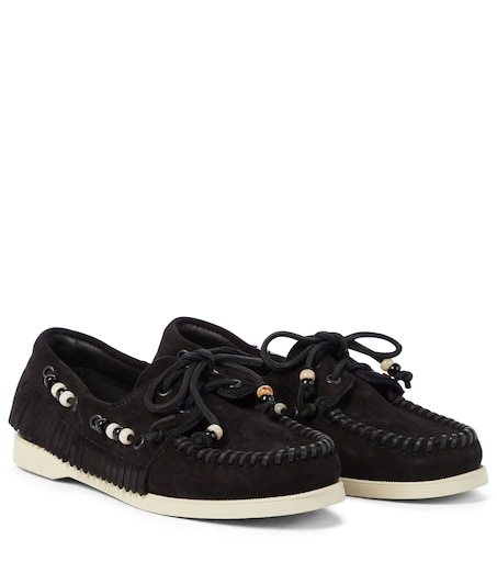 x Sebago® Docksides suede moccasins in black - Alanui  display picture 1