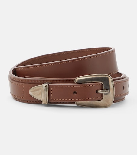 Leather belt in brown - Lemaire | Mytheresa