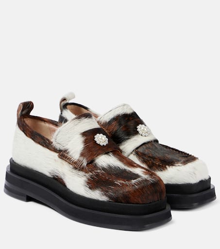 【Simone Rocha】フリルメッシュバレエフラット 送料込/関税込□Simone Rocha□フリルメッシュバレエフラット