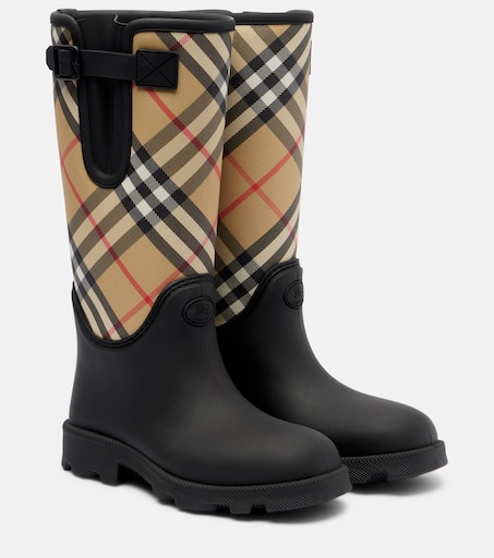 Burberry クラシックチェック レインブーツ UK4 P01064137.jpg