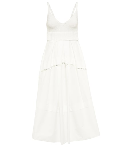 navy blue dress for baby girl White Eyelet Tank