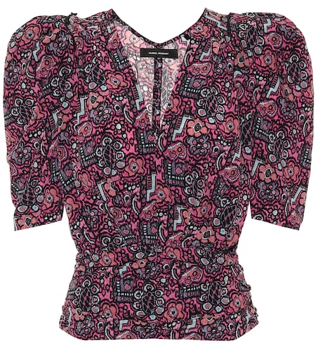 Isabel Marant - Rincky stretch-silk top
