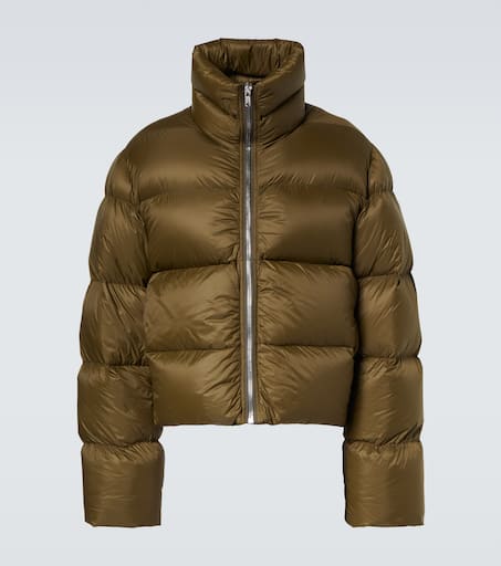 Turtle down jacket in green - Rick Owens | Mytheresa