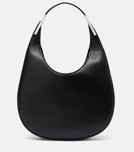 Florence Small leather shoulder bag in black - Savette