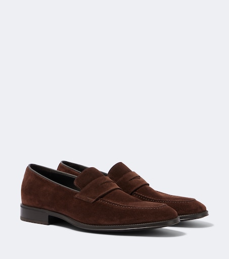 Canali Size 8 Pebble Brown Penny Loafers Genuine Leather Made in Italy Shoe Canali | Shoes | Canali Burnished Brown Leather Penny Loafer  main image 4