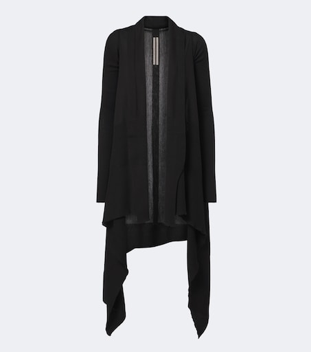Virgin wool cardigan in black - Rick Owens | Mytheresa