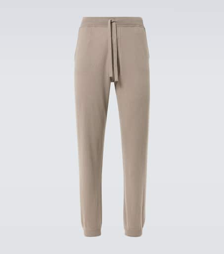 Allude cashmere track pants 2025