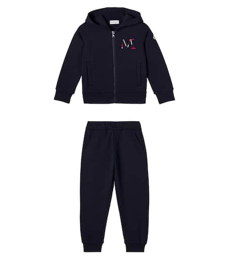 正規品★MONCLER CARTOON LOGO コットンフーディ Moncler logo-embroidered Cotton Hoodie | Black | FARFETCH
