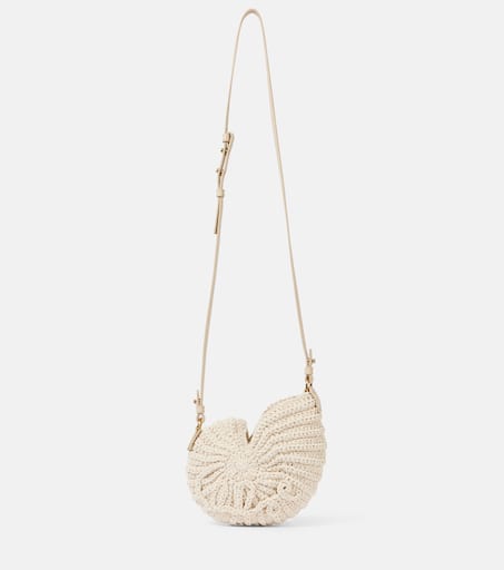 Sea Treasures crochet crossbody bag in white - Chloe | Mytheresa