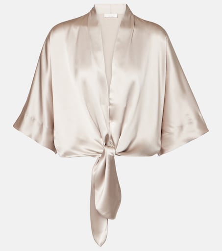 satin blouse river island