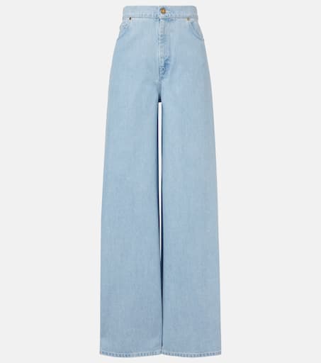Affari high-rise wide-leg jeans in blue - Max Mara | Mytheresa