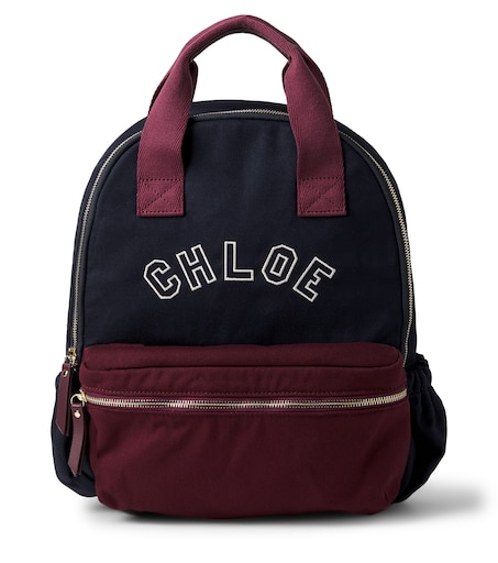 chloe mini backpack Suede Calfskin Faye Blush Nude 1781078 FASHIONPHILE Elevate your everyday carry with this exquisite Chlo Antiqued Pink Leather Horse Medal Backpack Logo leather-trimmed backpack in blue