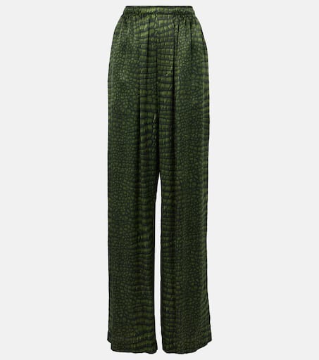 パンツ BALENCIAGA Woman Pants Green 681822TRLC7 3001 BALENCIAGA: Pants woman - Green | Balenciaga pants