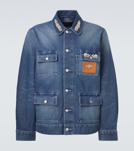 Embellished denim jacket